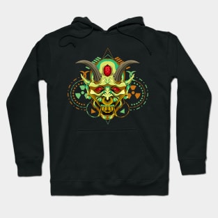 oni japanese demon samurai devil Hoodie